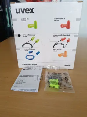 Uvex X-fit Foam Earplug 100pair/Pack Snr: 33db