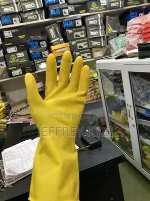Yellow PVC Hand Gloves | PVC/Nitrile | Chemical Resistant | 12"+ Length | Oil & Acid Resistant | EN 374 Certified