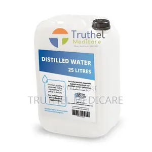 Distilled Water- 25litres | Purified | Contaminant-Free | 25L | Lab Medical & Industrial Grade