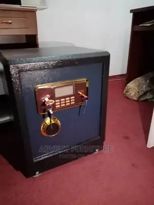 Hotel Money Safe | Steel | Password + Override Key | Fireproof/Waterproof | Internal Shelf | Home & Office