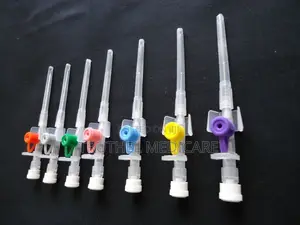 Iv Canullas - All Sizes | Safety Flashback | Teflon Catheter | Multiple Gauge Sizes | Easy Insertion | Sterile