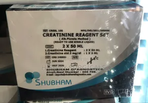 Creatinine Reagent Set | Enzymatic | Serum & Urine | Kidney Function Panel | Clinical Chemistry Grade