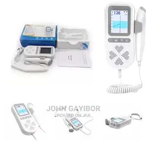 Quality Fetal Doppler/Fetoscope With Warranty+ Free Scan Gel | Handheld Ultrasound | Crystal-Clear FHR Audio | Rechargeable | Prenatal Grade