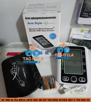 Blood Pressure Machine Bp (Large Screen) | Digital Automatic | Upper Arm | Large Display | Memory Recall | Hypertension Alert
