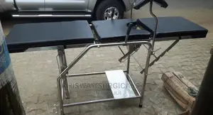 Delivery Bed | Obstetric Delivery | Adjustable Backrest | Stirrups | Stainless Steel | Clinical Grade