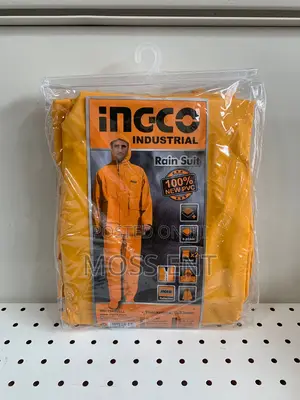 Rain Suit Xl - Hrctskt031.Xl | PVC/Polyester | Waterproof 5000mmH2O | Hi-Vis Reflective Strips | Hood | EN 343 Grade