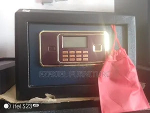 Money And Valuable Safe | Steel | Password + Override Key | Fireproof/Waterproof | Internal Shelf | Home & Office