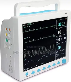ICU Patient Monitor | SpO2 | NIBP | ECG | Temp | Resp | Color TFT Display | Alarm System | ICU/CCU Grade