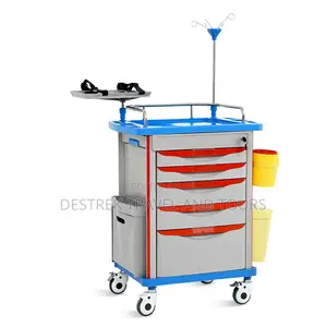 Emergency Medicine Trolley With Chat
