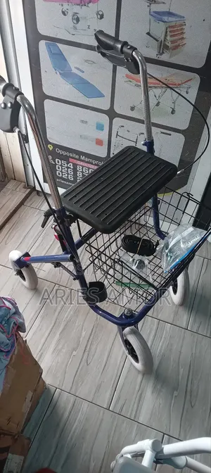 Rollator Walker With Stainless Basket