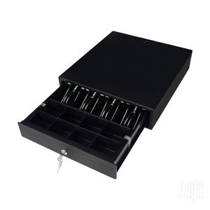 Electronic POS Cash Drawer – 5 Notes + 3 Coins, RJ11 Interface, Automatic Opening