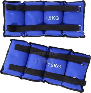 Wrist/Ankle Weight. 1.5kg | 1.5kg | Adjustable Strap | Neoprene | Resistance Training & Rehabilitation Use