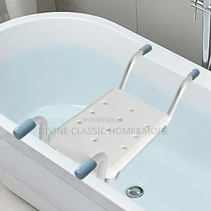 Bath Tub Seat | Aluminum Alloy | Non-Slip | Heavy-Duty | Adjustable Height | Bath & Shower Safety