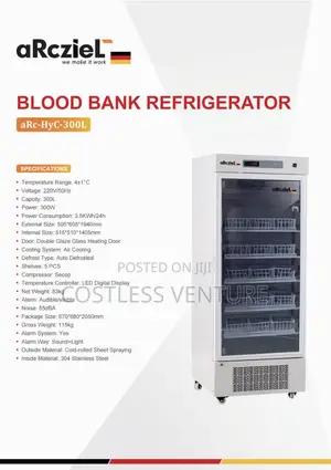 Arcziel Blood Bank Refrigerator 300 Litres