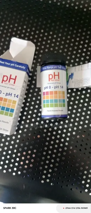 Ph Test Strips | Wide Range 0–14 | Color-Change | 100 Strips | Quick Read | Water & Body Fluid pH