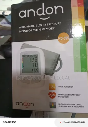 B P Monitor (Andon Apparatus) | Digital Automatic | Upper Arm | Large LCD | Irregular Heartbeat | Memory Recall