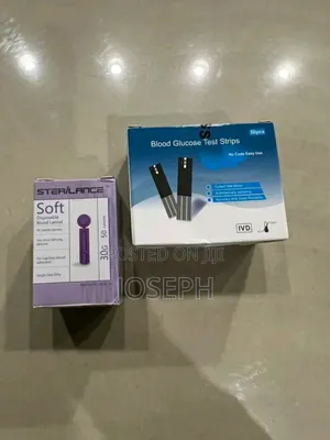 Glucometer Test Strips | 50-Pack | No Coding | Fast 5-Second | Compatible Meter | Lancets Included