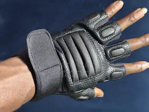 Quality Leather Hand Gloves For Gym And Riding | Multi-Purpose | Slip-Resistant | Breathable | Reinforced Palm | General Work Grade