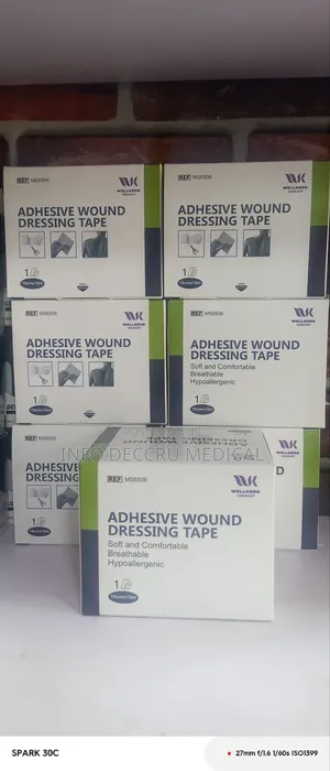 Adhesive Wound Dressing Tape | Medical-Grade | Self-Adhesive | Hypoallergenic | Wound Closure & Protection