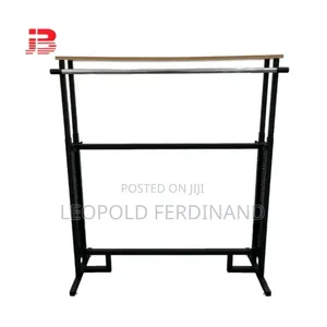 Adjustable Black Clothing Rack