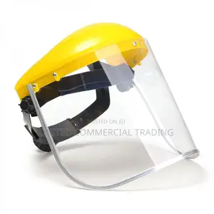 Face Shield | Polycarbonate Visor | Impact & Splash Resistant | Full-Face Coverage | EN 166/EN 168
