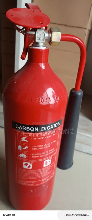 Short 3kg Co2 Carbon Dioxide Fire Extinguisher