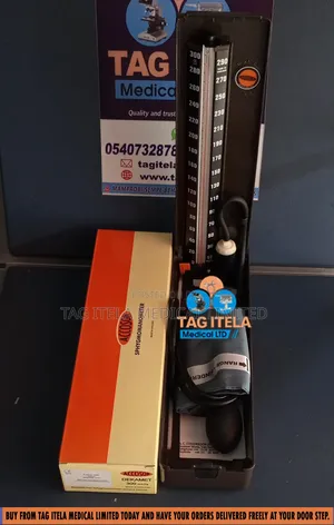 Mercury Sphgy (Accoson) | Mercury Column | Aneroid Dial | Durable Stand | Clinical Grade | Latex-Free Cuff