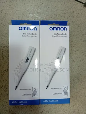 Omoron Digital Thermometer | Fast 60-Second Reading | Fever Alert | Waterproof Tip | Memory Recall | Beep Signal