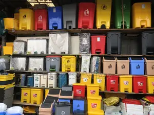 Pedal Dustbins | Hands-Free Pedal | Coated Steel | Hygienic | Hospital & Clinical Waste Disposal