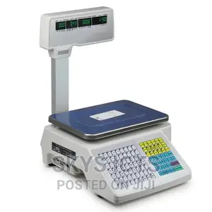 Grosery / Meat Weighing Scale With Label Printer