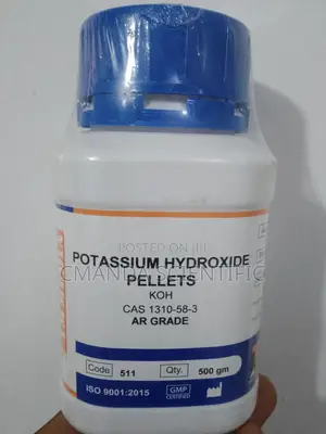 Potassium Hydroxide 500g | Analytical Grade | Accurately Weighed | Lab & Chemical Research Use