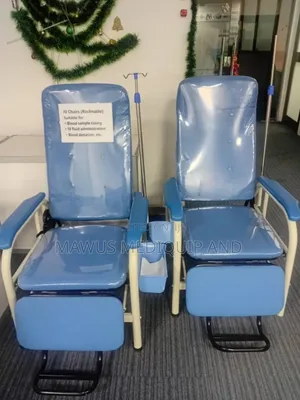 Infusion Chair | Multi-Position Recline | Padded Armrests | Footrest | Easy-Clean | IV & Dialysis