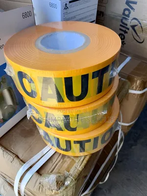 Caution Tape Yellow And Black - (500m) | PE Film | 70mm–250m | Non-Adhesive Barricade | High-Gloss Print | Caution / Danger