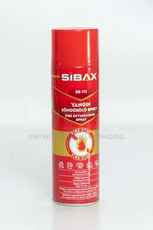 Fire Extinguisher Spray | ABC Dry Powder | Multi-Class A/B/C | Pressure Gauge | Wall Bracket | EN 3 Certified
