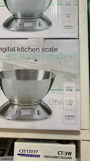 Digital Weighing Scale with Removable Bowl – Multi-Purpose Commercial & Kitchen Scale