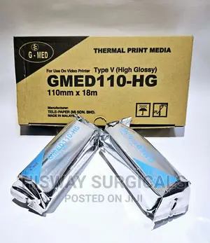 G Med Scan Paper Type 5 | Thermal Print | High-Resolution | Long Longevity | Ultrasound Printer Compatible