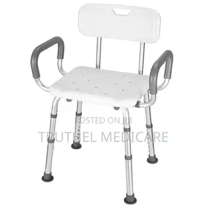 Bathroom Shower Seat - With Backrest/Armrest