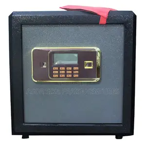 Money Safe | Steel | Password + Override Key | Fireproof/Waterproof | Internal Shelf | Home & Office
