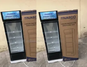 Nasco 298 LTRS Display Fridge-Nas-Fl360-1dr