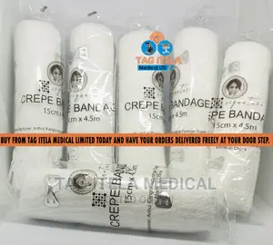 Crep Bandage (6inchs) | Elastic | Conforming | Compression | Sprain & Strain Support | Sterile
