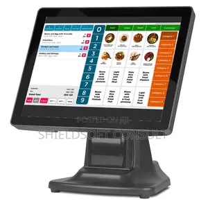 J1900 Touch POS Terminal – 4GB RAM, 64GB SSD, Dual Display, Wi-Fi, USB