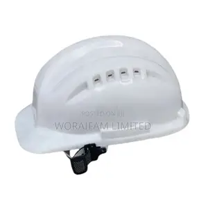 Safety Helmet | PE Shell with Vents | 8-Point Ratchet Suspension | Chin Strap | 330g | EN 397 Certified