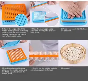 Capsules Filling Machine– Size 0, 00, 1 100,200,400 Holes | Food-Grade | 0/00/1 Capsule Size | 100–400 Hole | Manual Capsule Filler