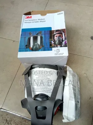 Full Respirator Mask | Full-Face | ABEK Multi-Gas Cannisters | Wide Visor | Positive Pressure Seal | EN 136