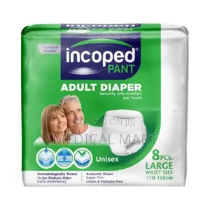 Adult Diapers Large | High Absorbency | Breathable | Odor Control | Discreet Fit | Incontinence Care
