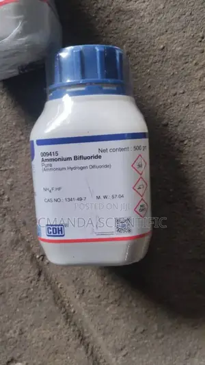 Ammonium Biflouride(Nh4hf2) Ammonium Hydrogen Diflouride | Analytical Grade | Accurately Weighed | Lab & Chemical Research Use