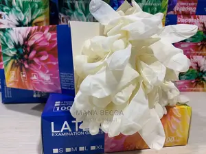 Latex Gloves Powdered Free | Powder-Free | Textured Fingertips | Chemical Resistant | All Sizes | Medical Grade