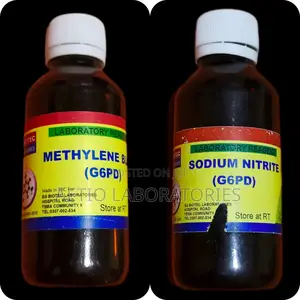 G6pd Reagents - Methylene Blue and Sodium Nitrite (100ml) | Methylene Blue & Sodium Nitrite 100ml | G6PD Enzyme Assay | Lab Diagnostic