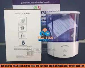 Soap Dispenser (Automatic 1000L Wall Mounted) | Touchless | 1000ml Capacity | 75% Alcohol | Wall-Mount | Hospital & Clinic Grade