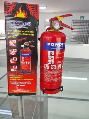 1kg ABC Dry Powder Portable Fire Extinguisher – Vehicle, Home & Office Fire Safety